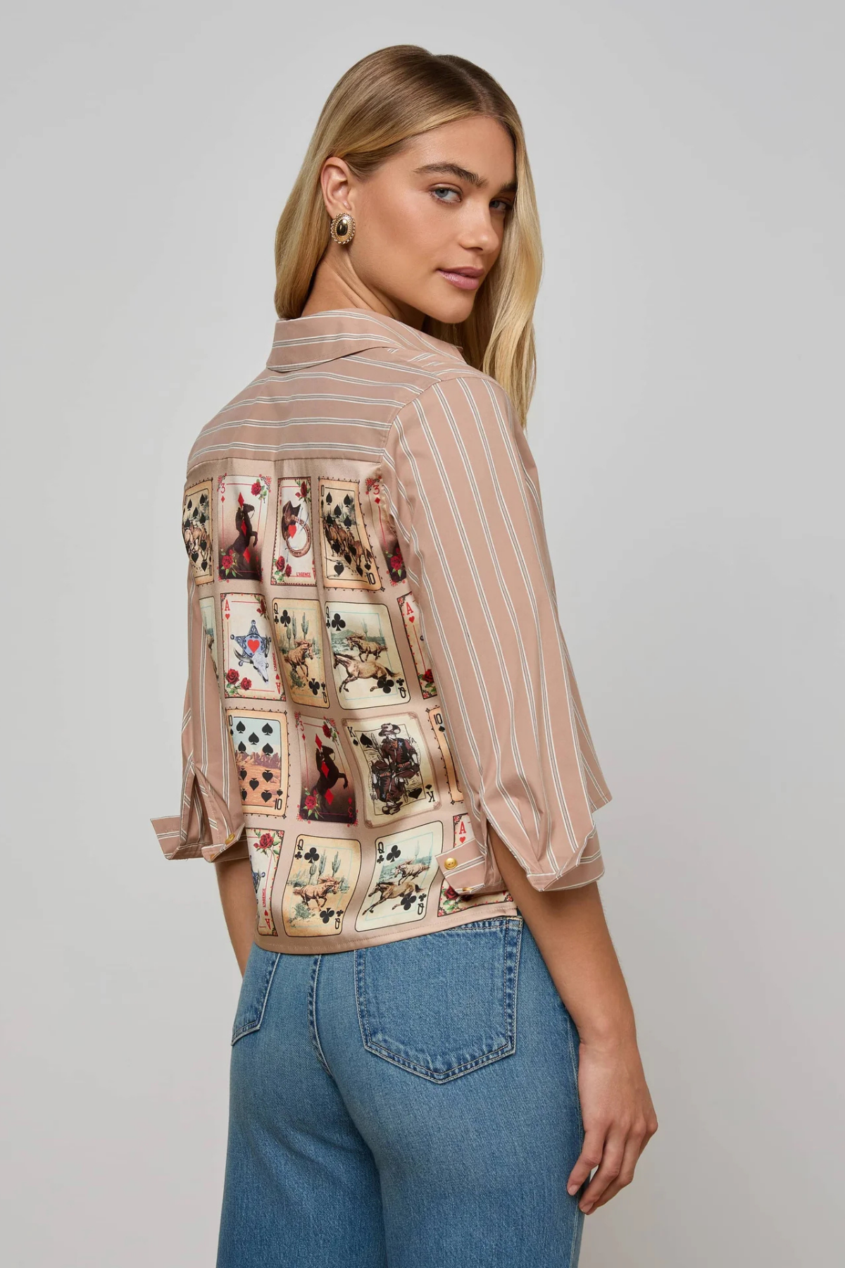 L’AGENCE | FAWN SCARF BLOUSE