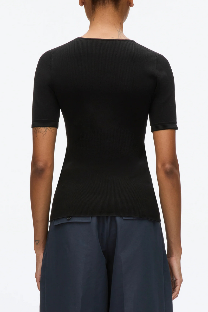 PHILLIP LIM | COMPACT TOP W OTTOMAN CUFF