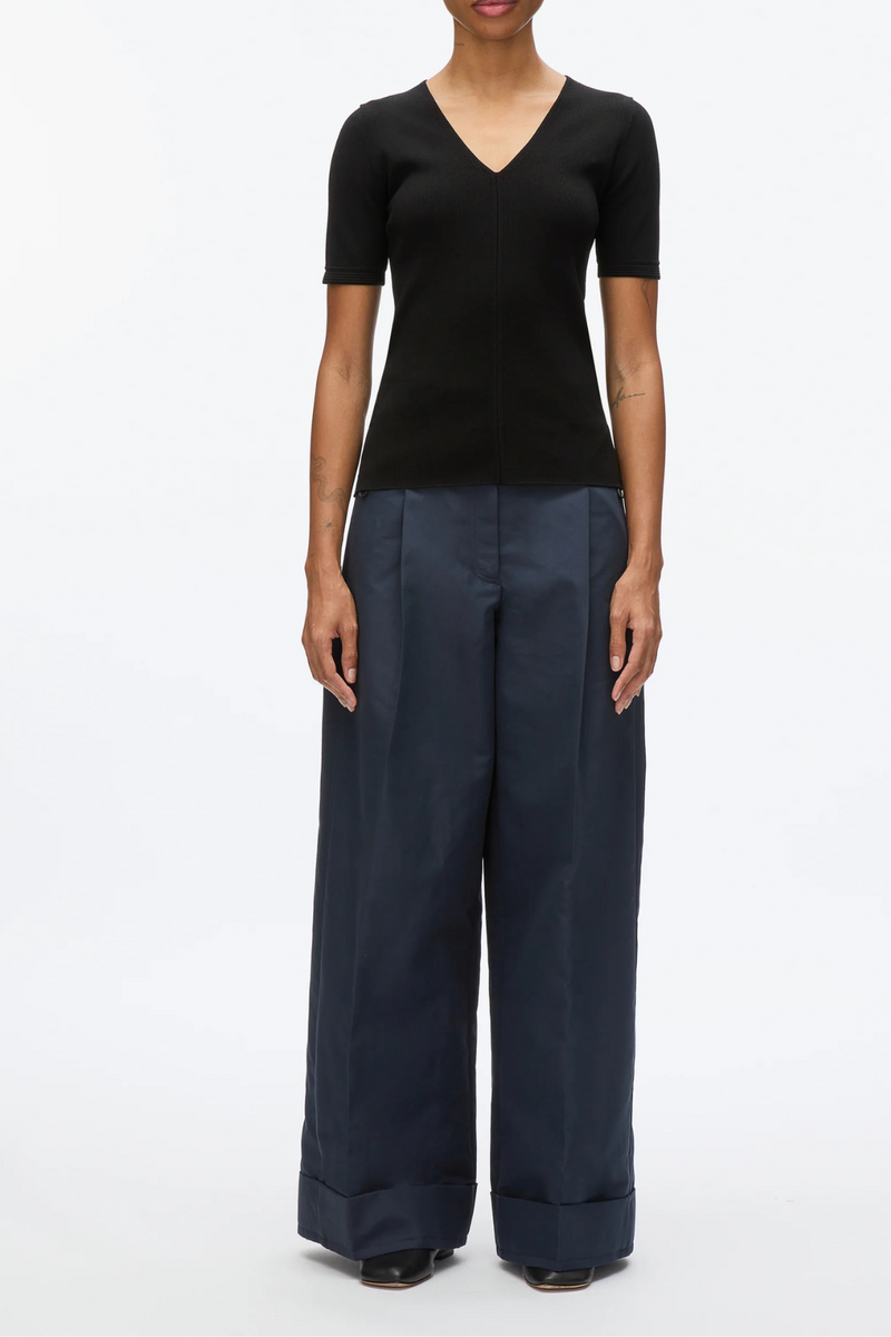 PHILLIP LIM | COMPACT TOP W OTTOMAN CUFF