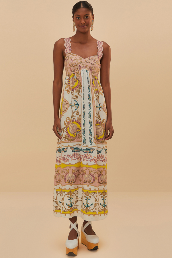 FARM RIO | MARITIME MAGIC MAXI DRESS