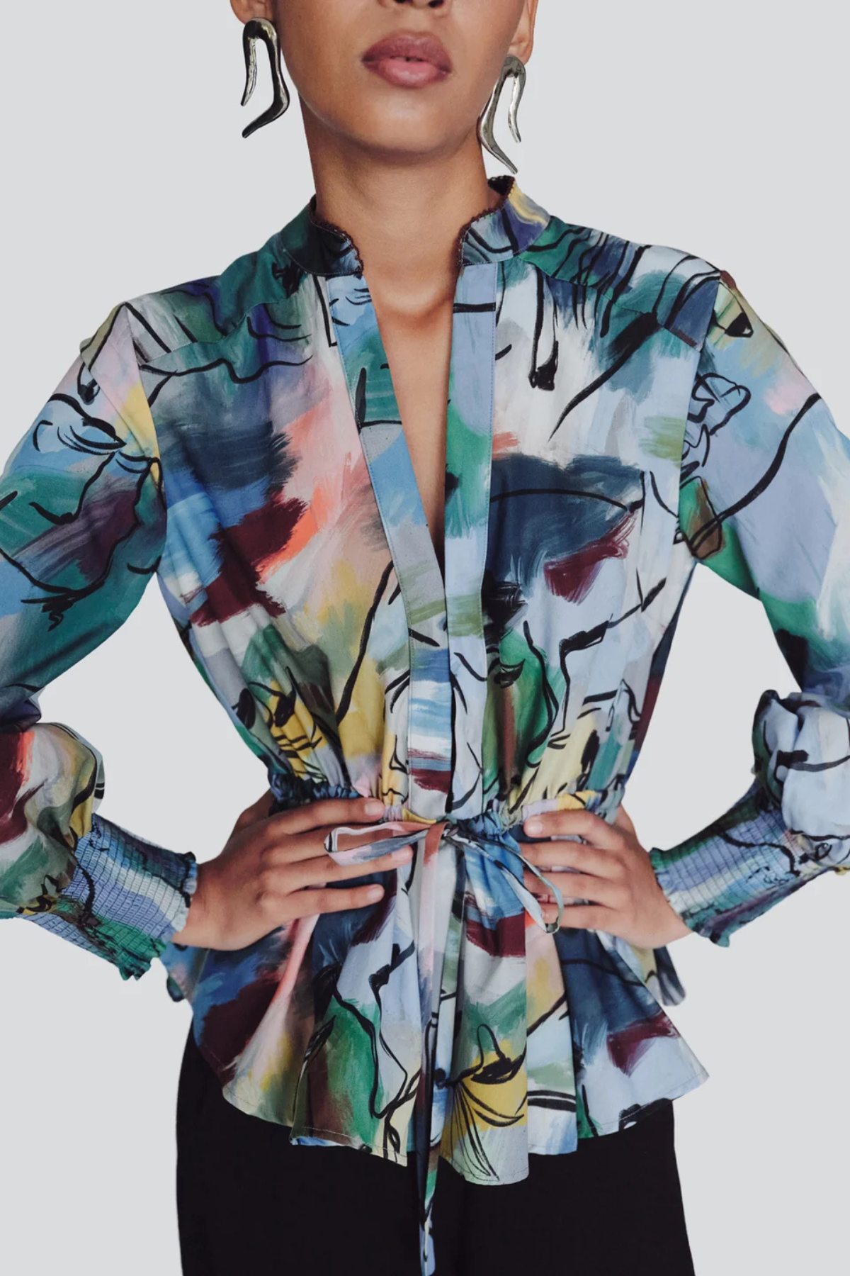 DeLoreta Kleid |Domenica Blouse