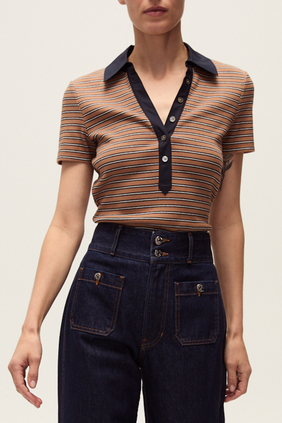 VERONICA BEARD | KEARNEY TEE WITH SCP COMBO