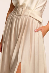 RAMY BROOK | ABIGAYLE PLEATED MIDI SKIRT