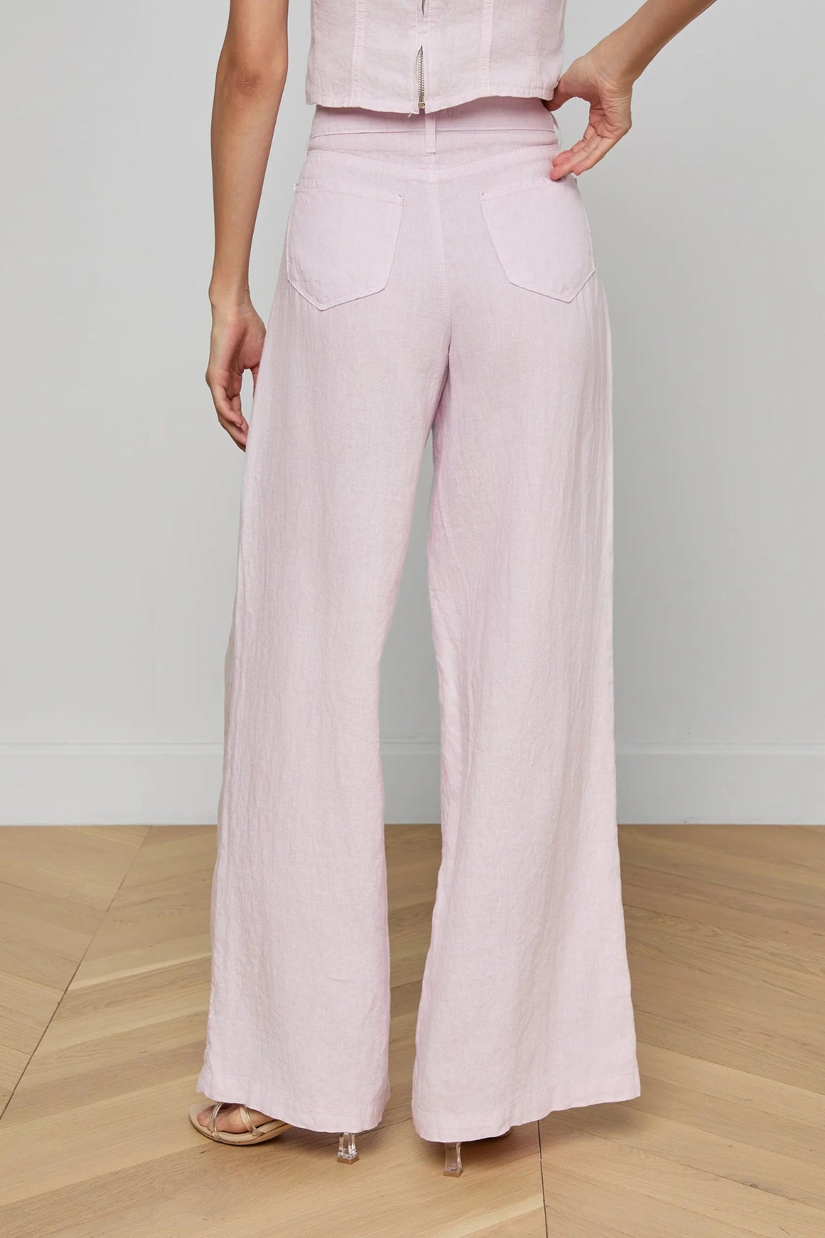 L'AGENCE | AMARA WIDE LEG- LILAC