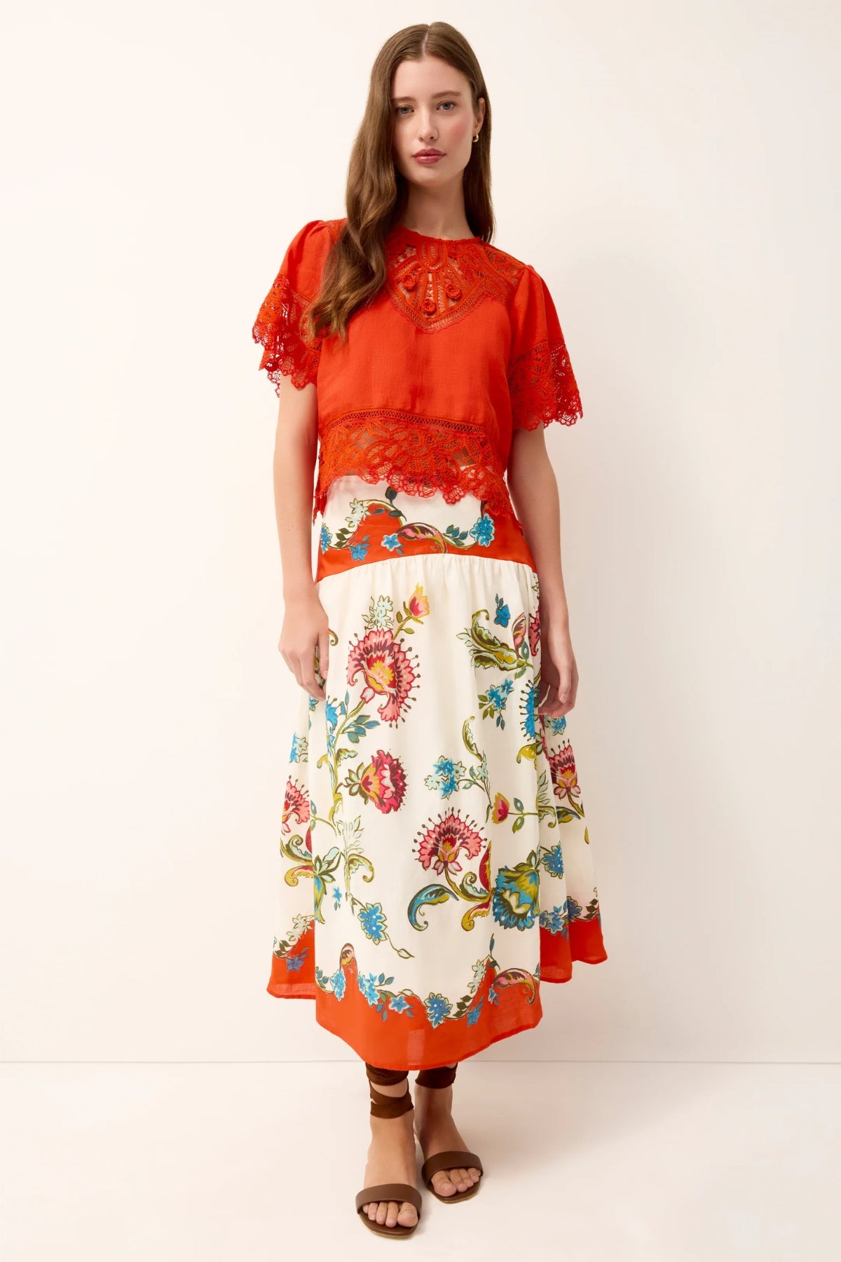 MARIE OLIVER | KOURT TOP- GRENADINE