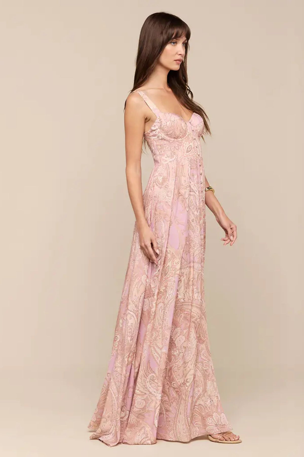 L'AGENCE | Rosette Maxi Dress