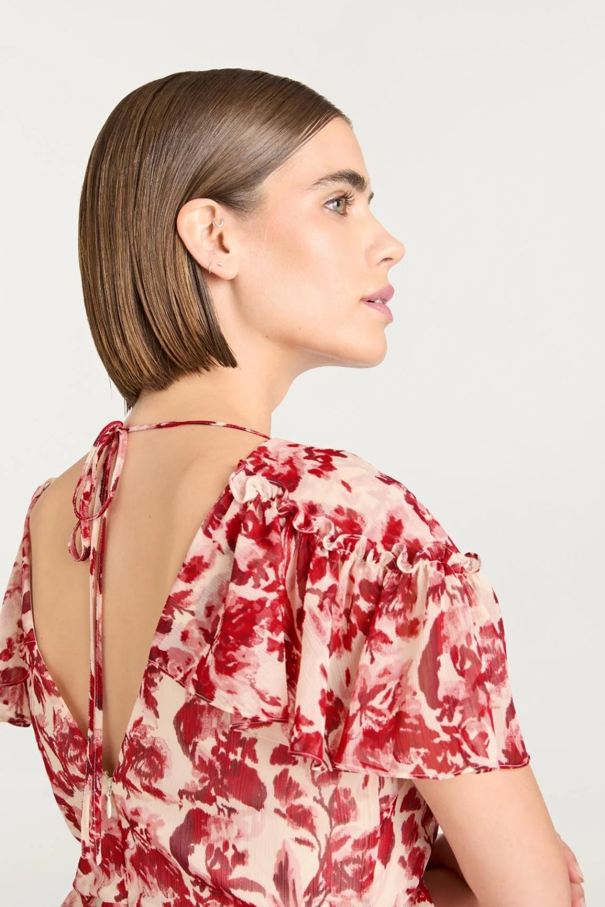 CINQ A SEPT | Floral Ribbons Tatum Dress