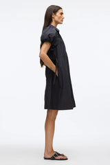 PHILLIP LIM | PUFF SLEEVE SHIRT DRESS- MIDNIGHT