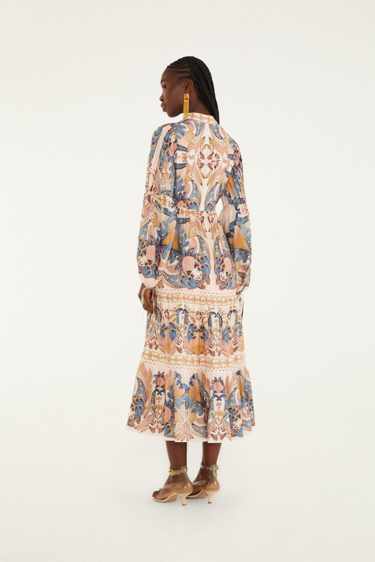 FARM RIO | BRAID SEA LONG DRESS