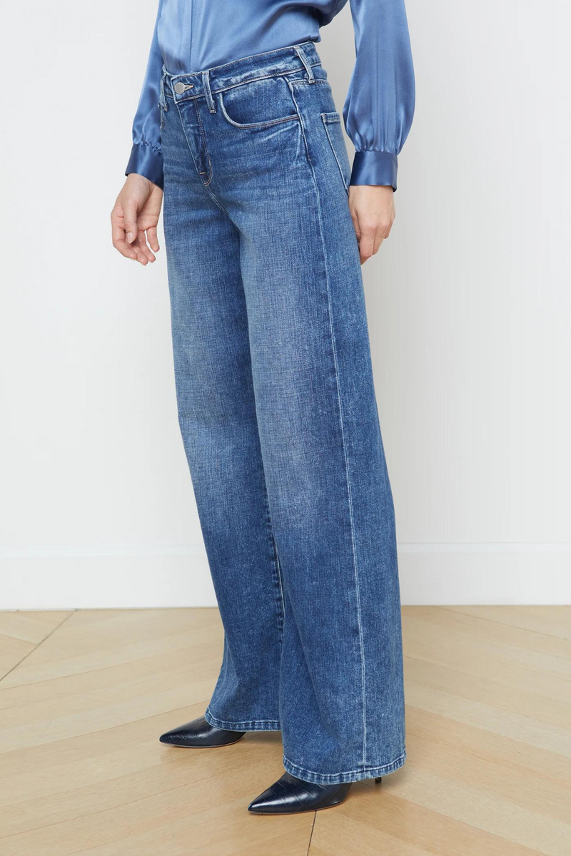 L'AGENCE | Alicent High Rise Wide Leg- Wilcox