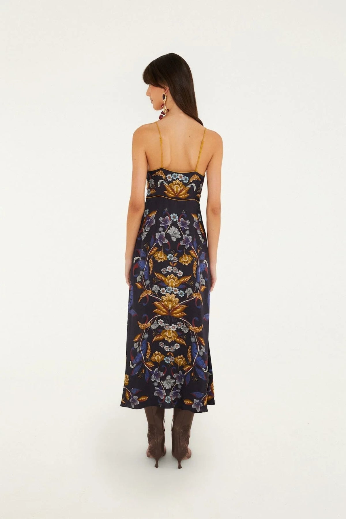 FARM RIO | Navy Blue Slip Dress