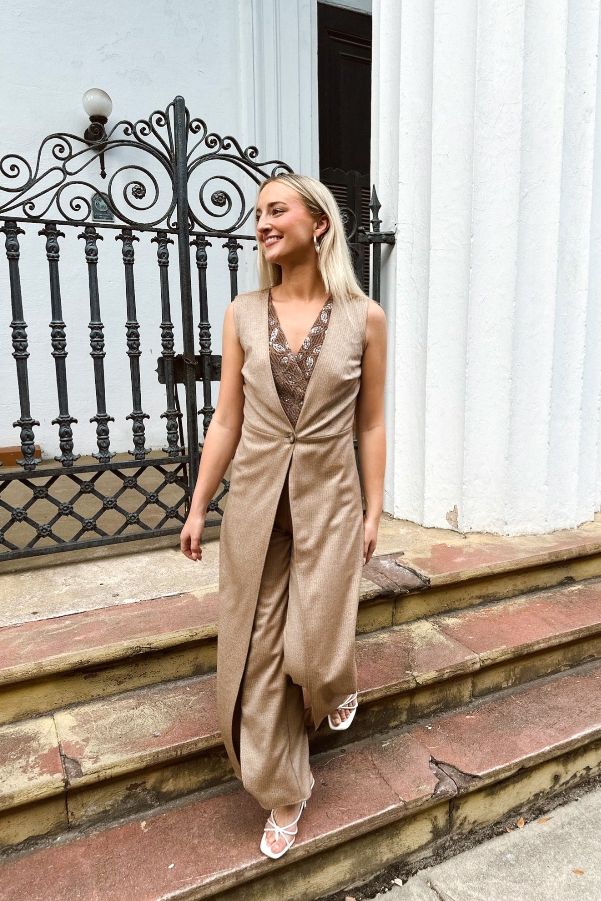 Giselle Sequin Layer Jumpsuit