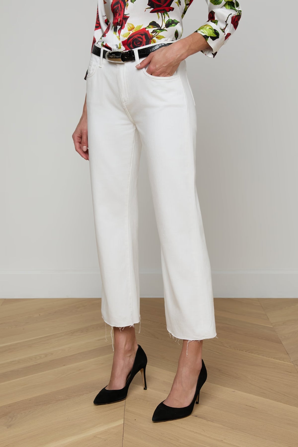 L'AGENCE | WANDA CROP BLANC