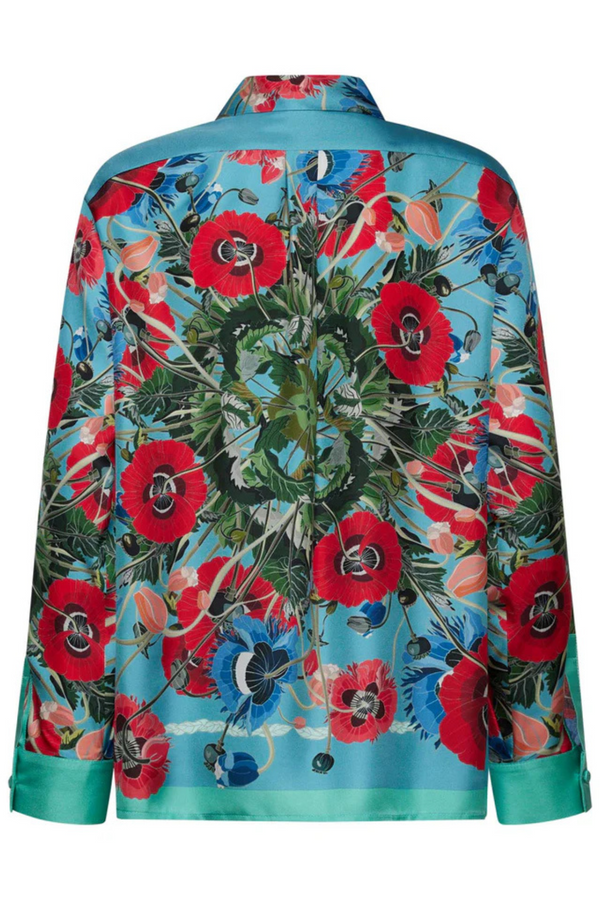 Aloe Blouse-Blue Poppy