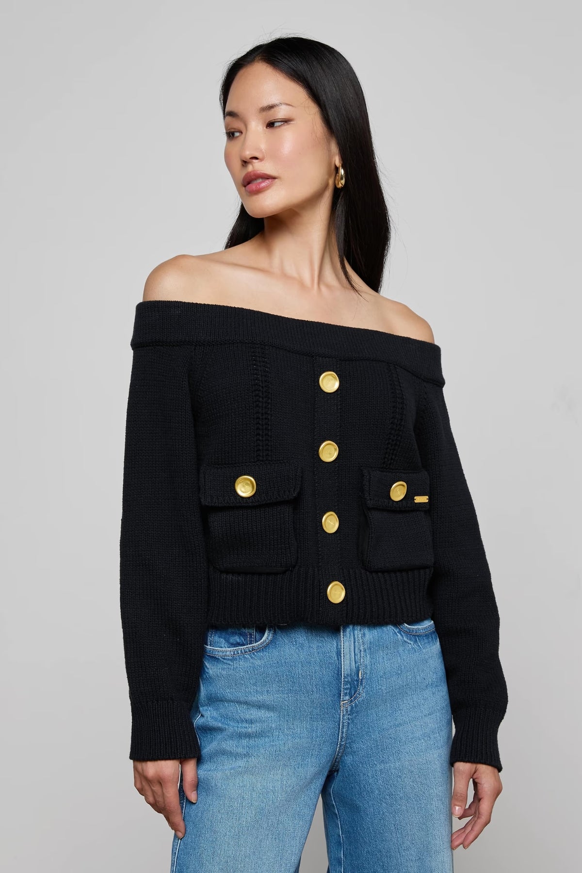 L'AGENCE | TERI OFF SHOULDER TOP