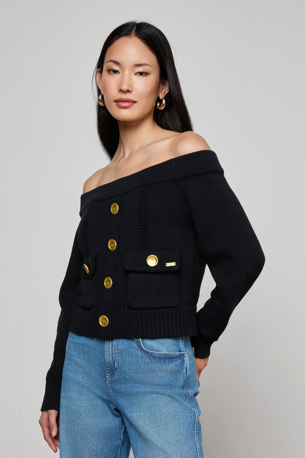 L'AGENCE | TERI OFF SHOULDER TOP