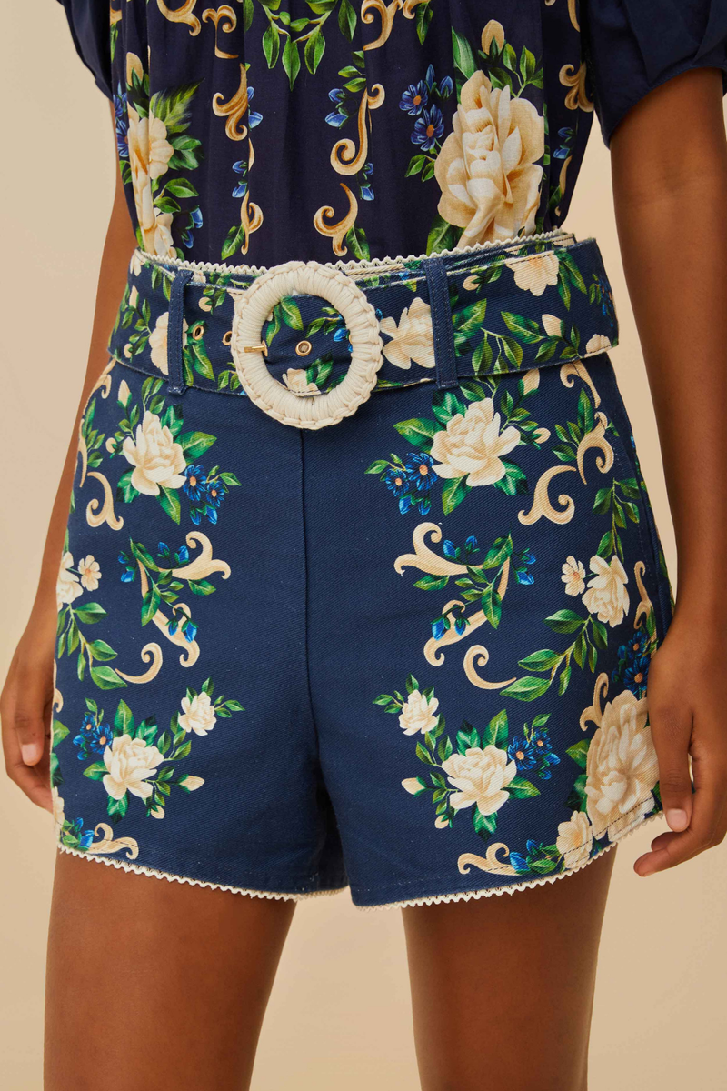 FARM RIO | FLOWER TAPESTRY SHORTS