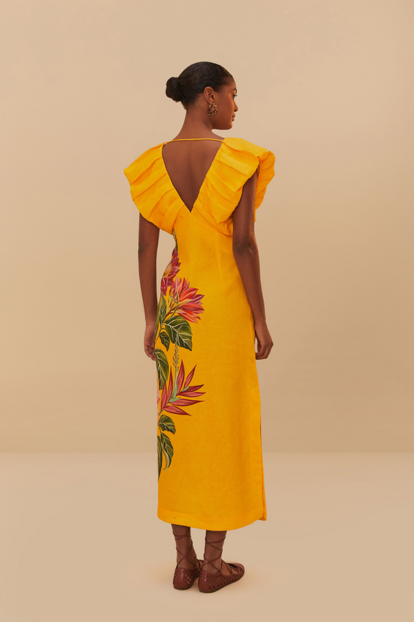 FARM RIO | SPRING AWAKENING MIDI DRESS