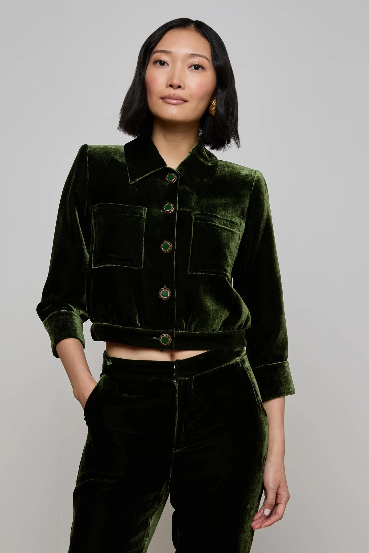 L'AGENCE | JIA CROP JACKET