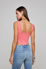 L’AGENCE | SAGA SQUARE NECK KNT CRST