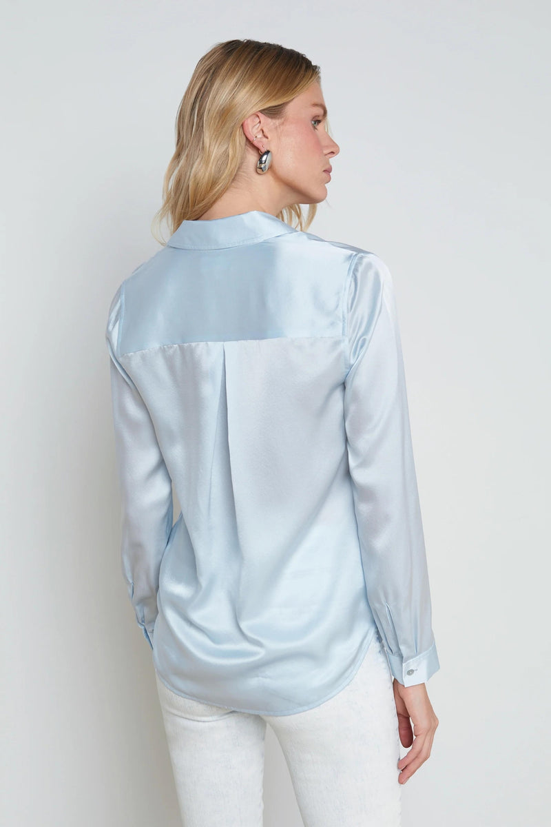 L'AGENCE | TYLER BLOUSE- ICE