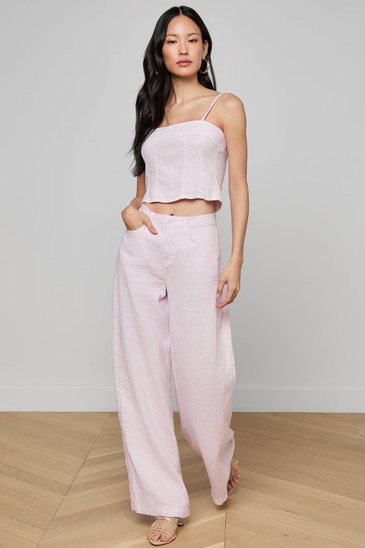 L'AGENCE | AMARA WIDE LEG- LILAC