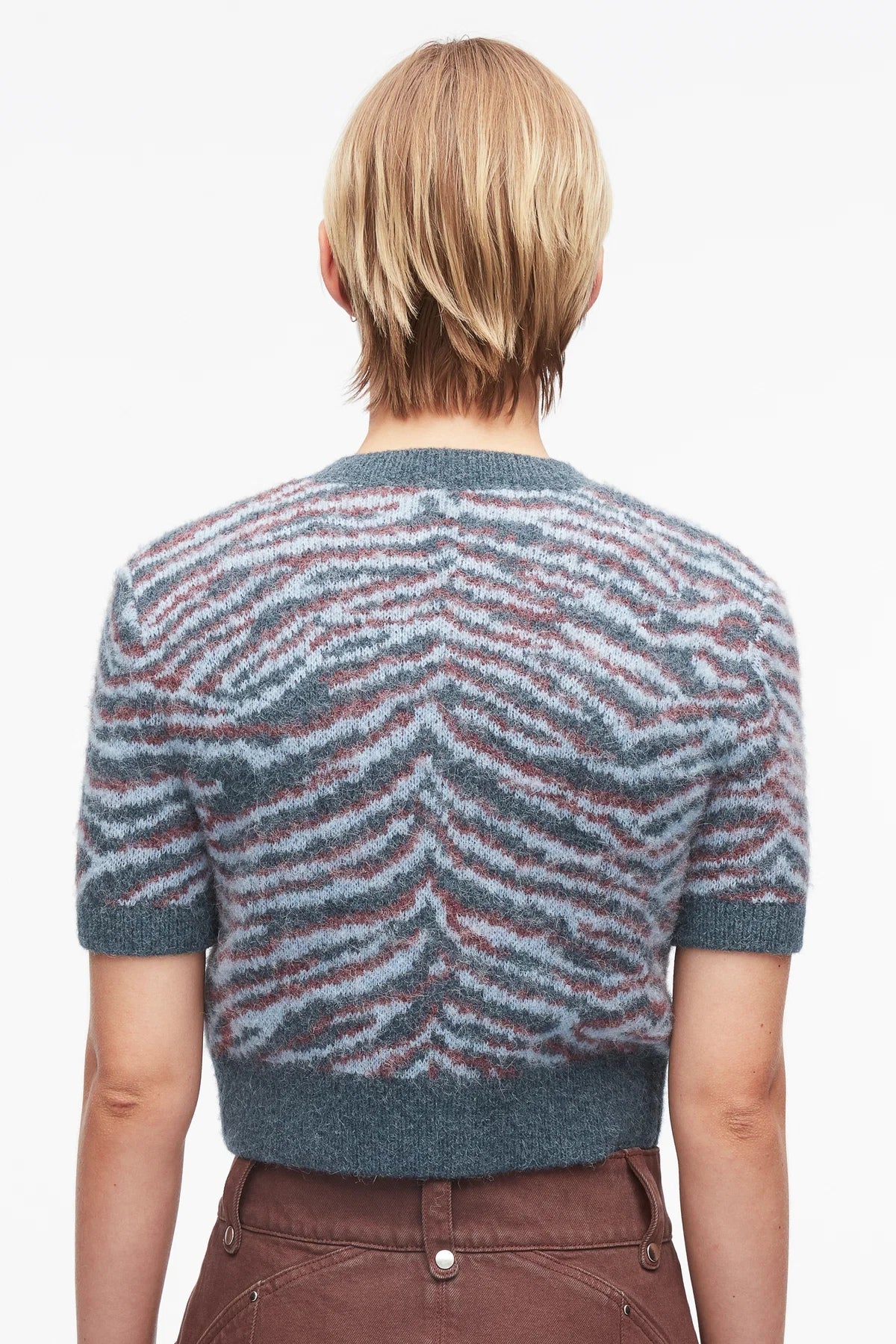 PHILLIP LIM | Tiger Button Up Top