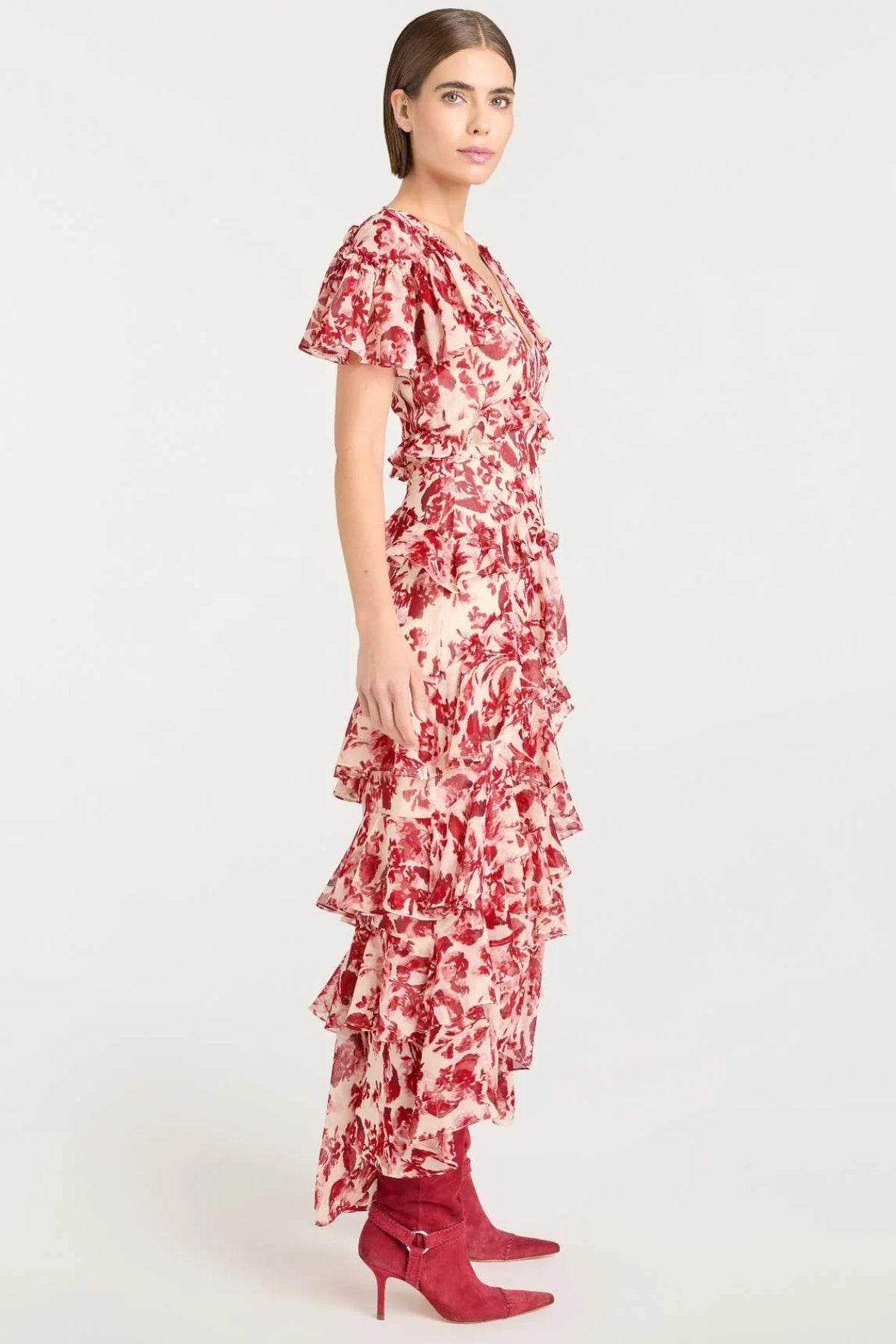 CINQ A SEPT | Floral Ribbons Tatum Dress