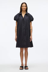 PHILLIP LIM | PUFF SLEEVE SHIRT DRESS- MIDNIGHT