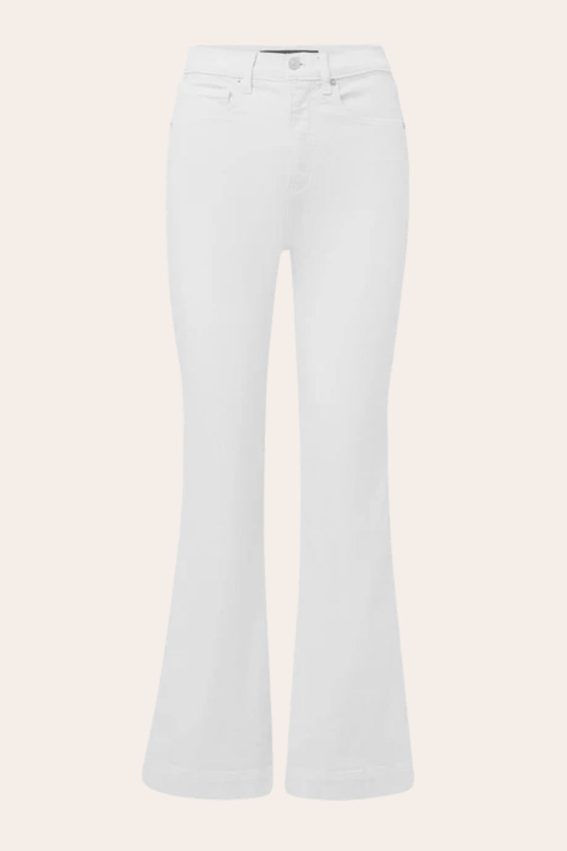 VERONICA BEARD | CARSON  H/R ANKLE FLARE-WHITE