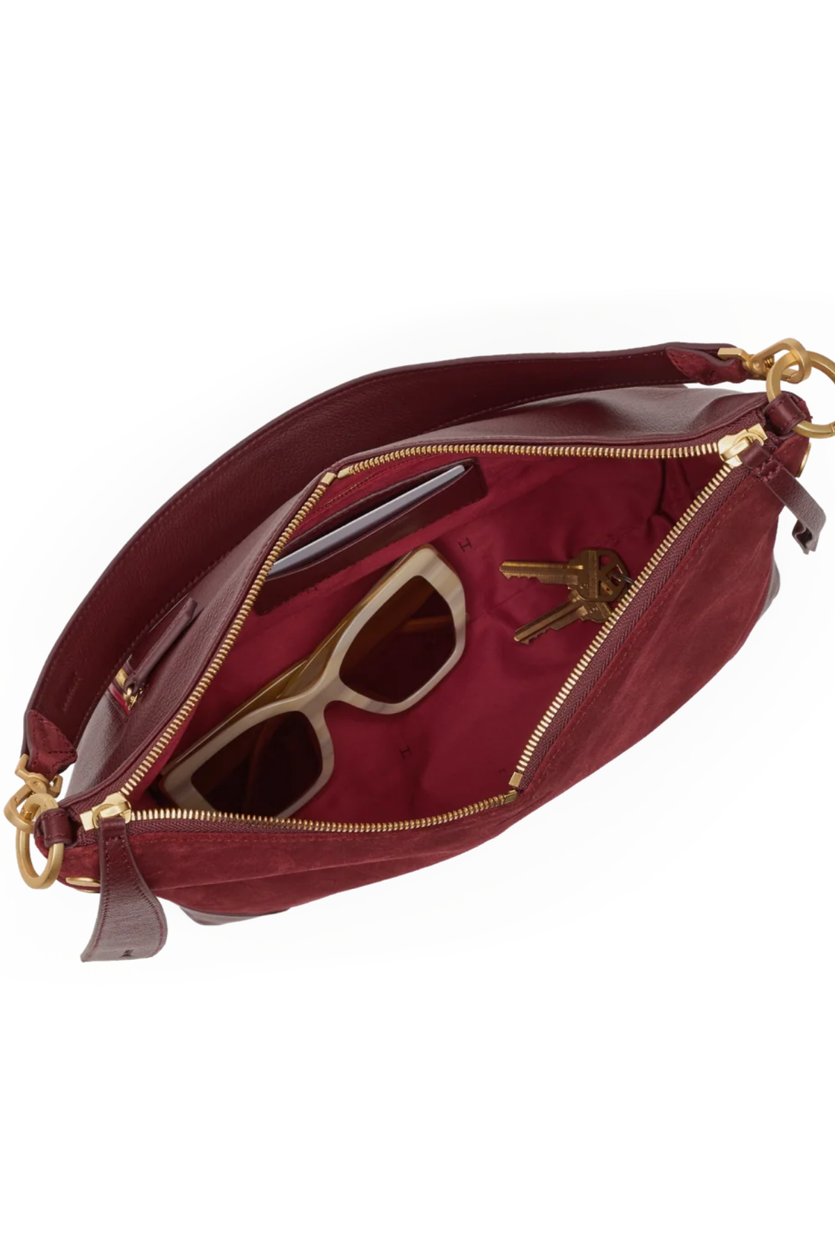 Hammitt | Grace Med Cherrywood Suede