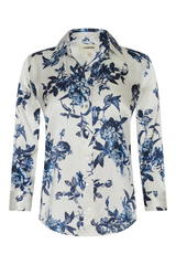 L’AGENCE | DANI BLOUSE-PAINTERLY FLORAL