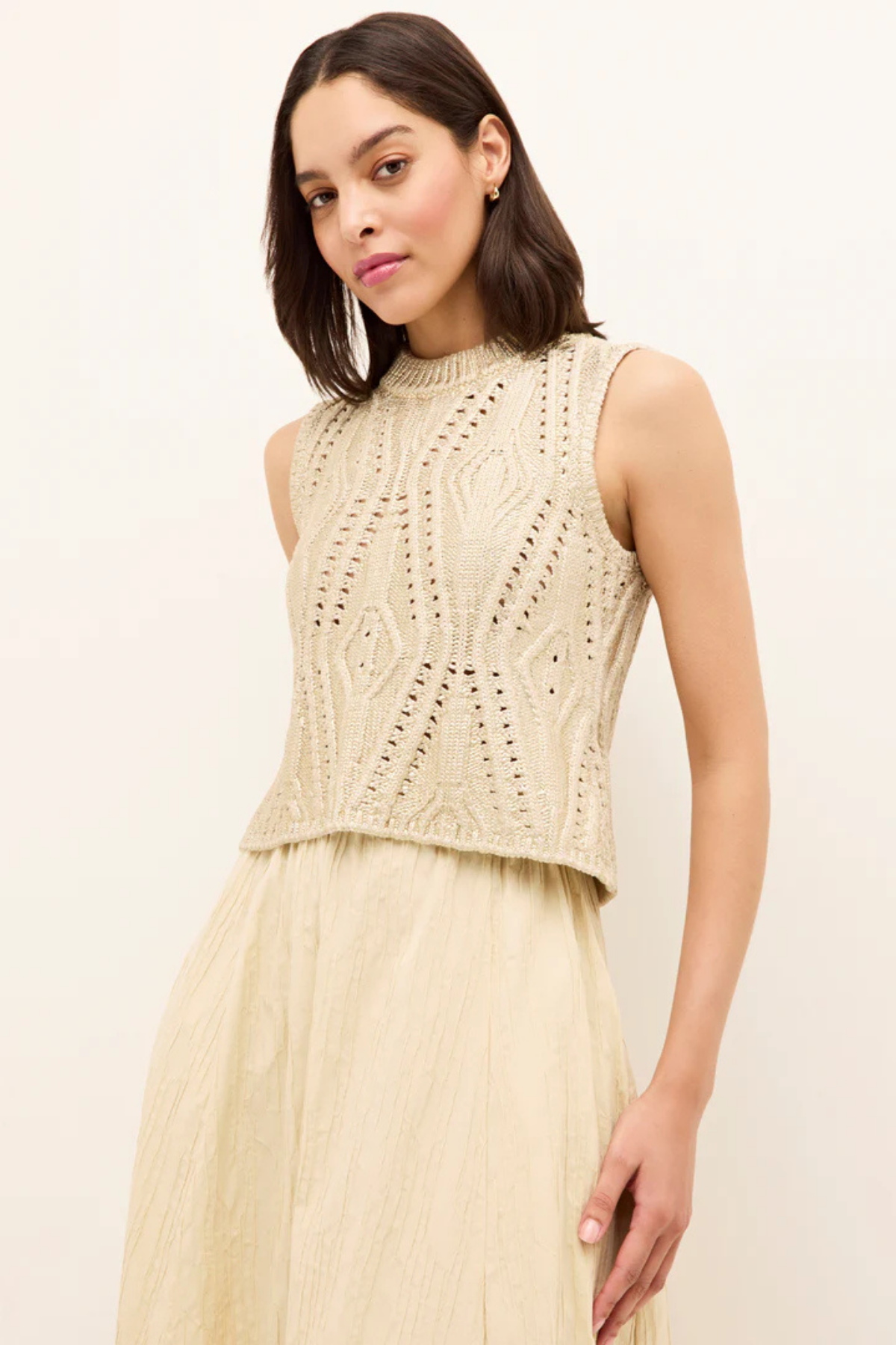 MARIE OLVER | MCGUIRE TOP- CHROME
