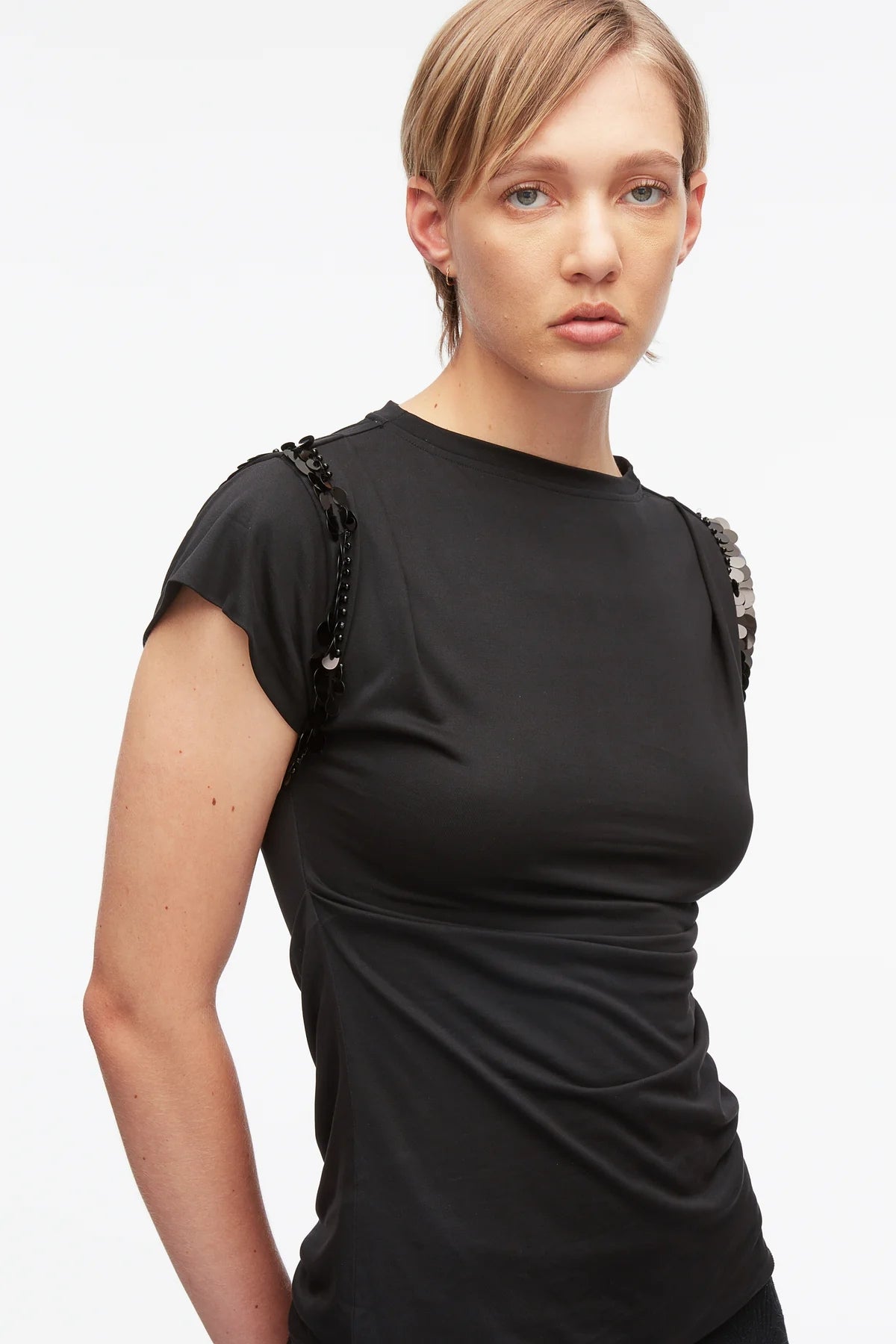 PHILLIP LIM | Embellished Jersey Top