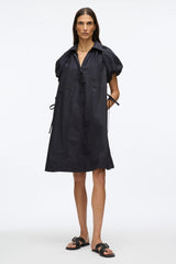 PHILLIP LIM | PUFF SLEEVE SHIRT DRESS- MIDNIGHT