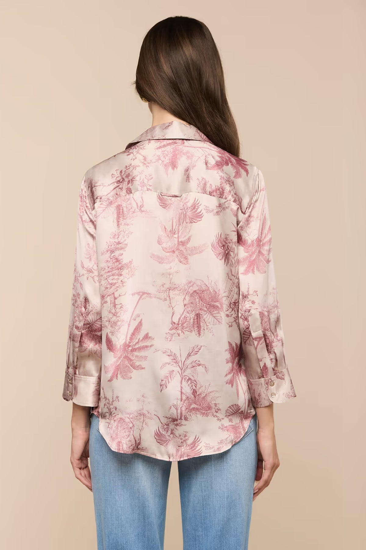 L'AGENCE | Dani 3/4 Sleeve - Jungle Toile