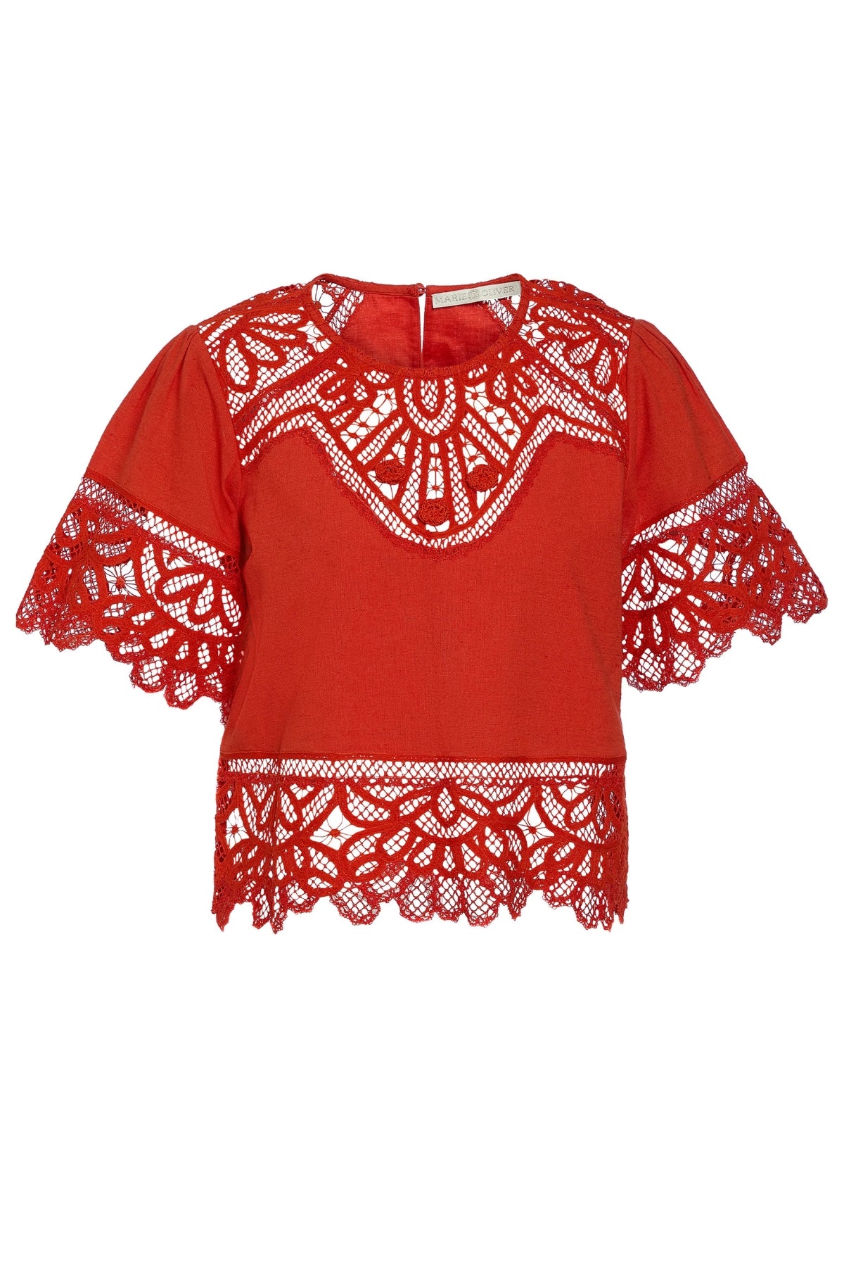 MARIE OLIVER | KOURT TOP- GRENADINE