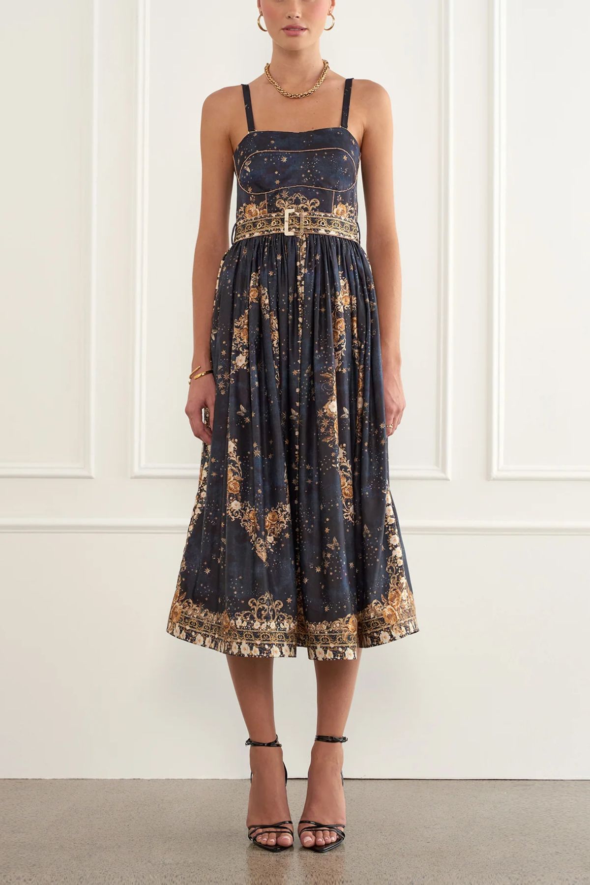 Aqua Blue | Rowan Midi Dress