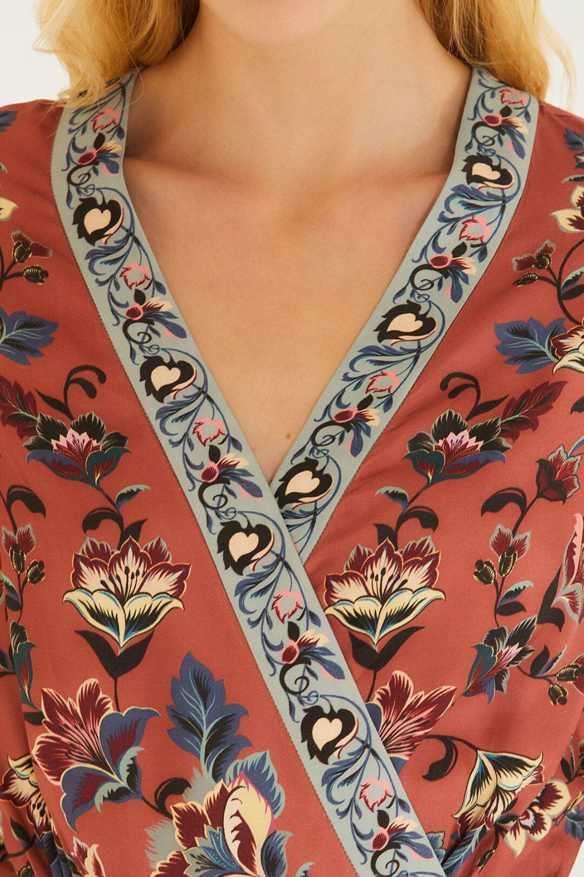 FARM RIO | Floral Blush Wrap Mini