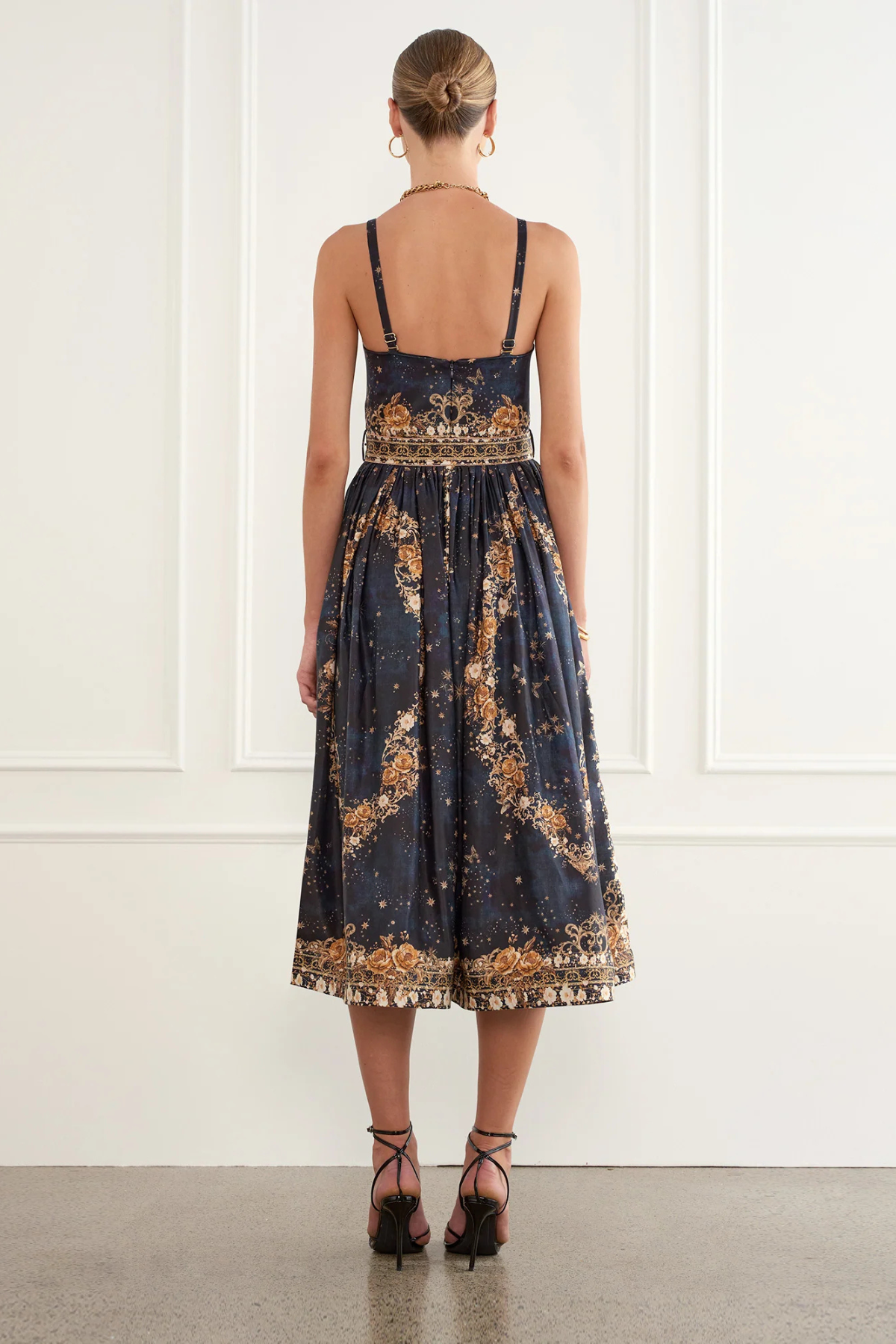 Aqua Blue | Rowan Midi Dress
