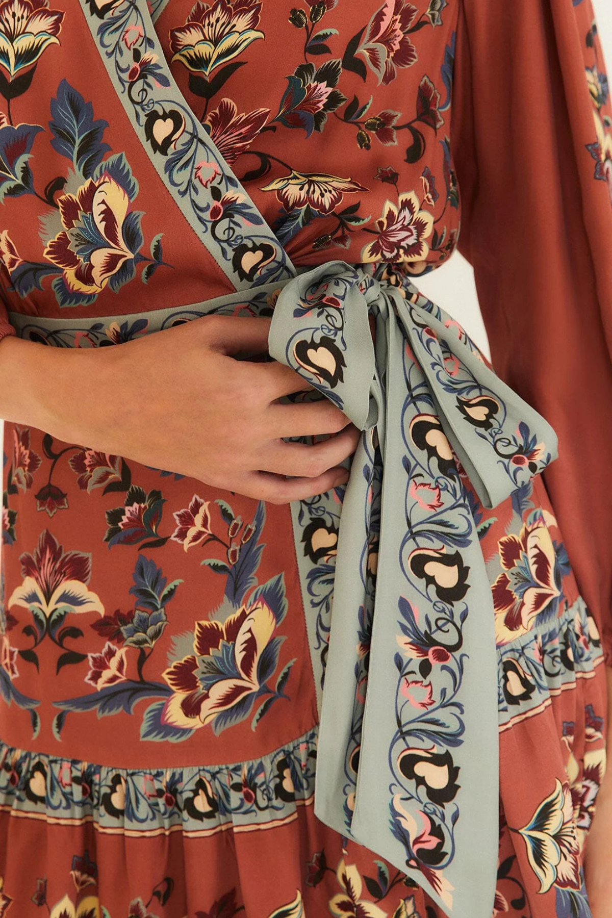 FARM RIO | Floral Blush Wrap Mini