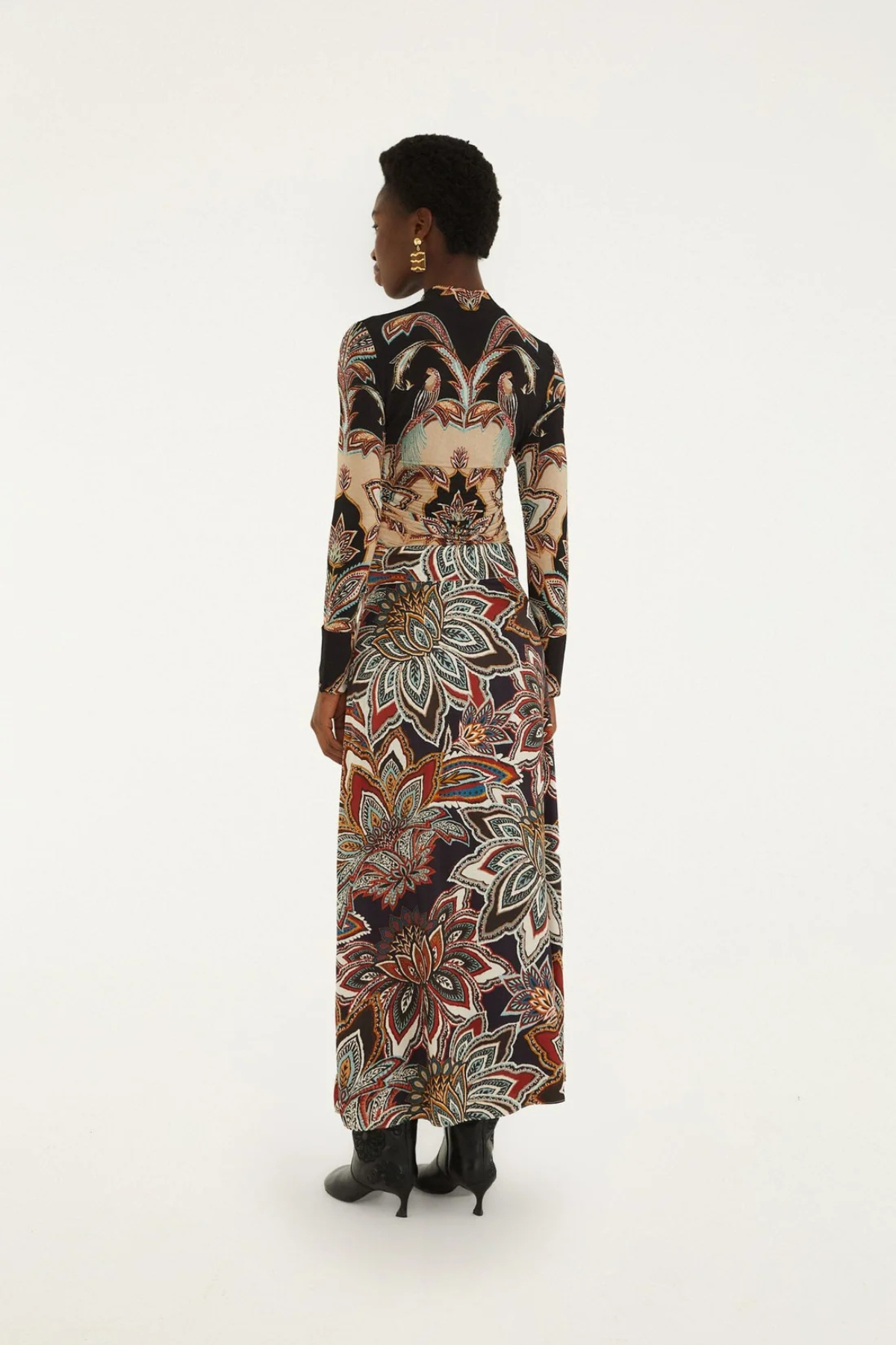 FARM RIO | Tapestry Flowers Maxi Skirt