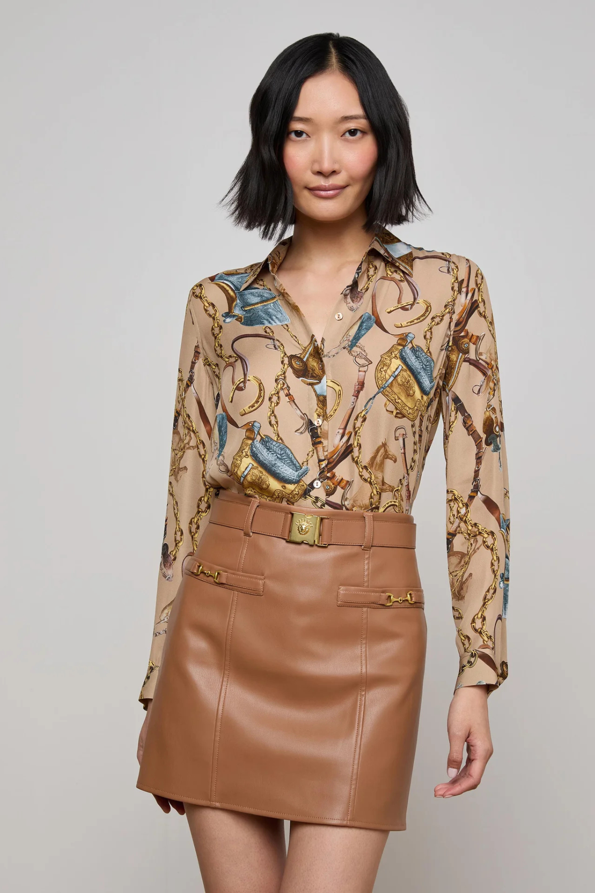 L’AGENCE | NINA BLOUSE- EQUESTRIAN