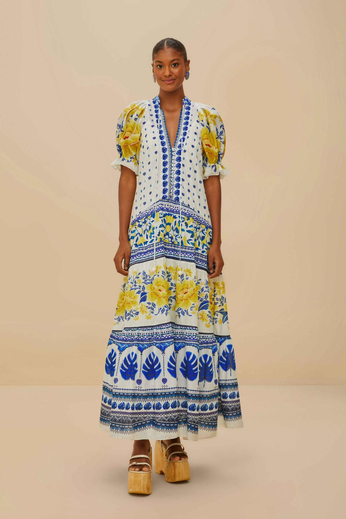 FARM RIO | ZULI MIDI DRESS