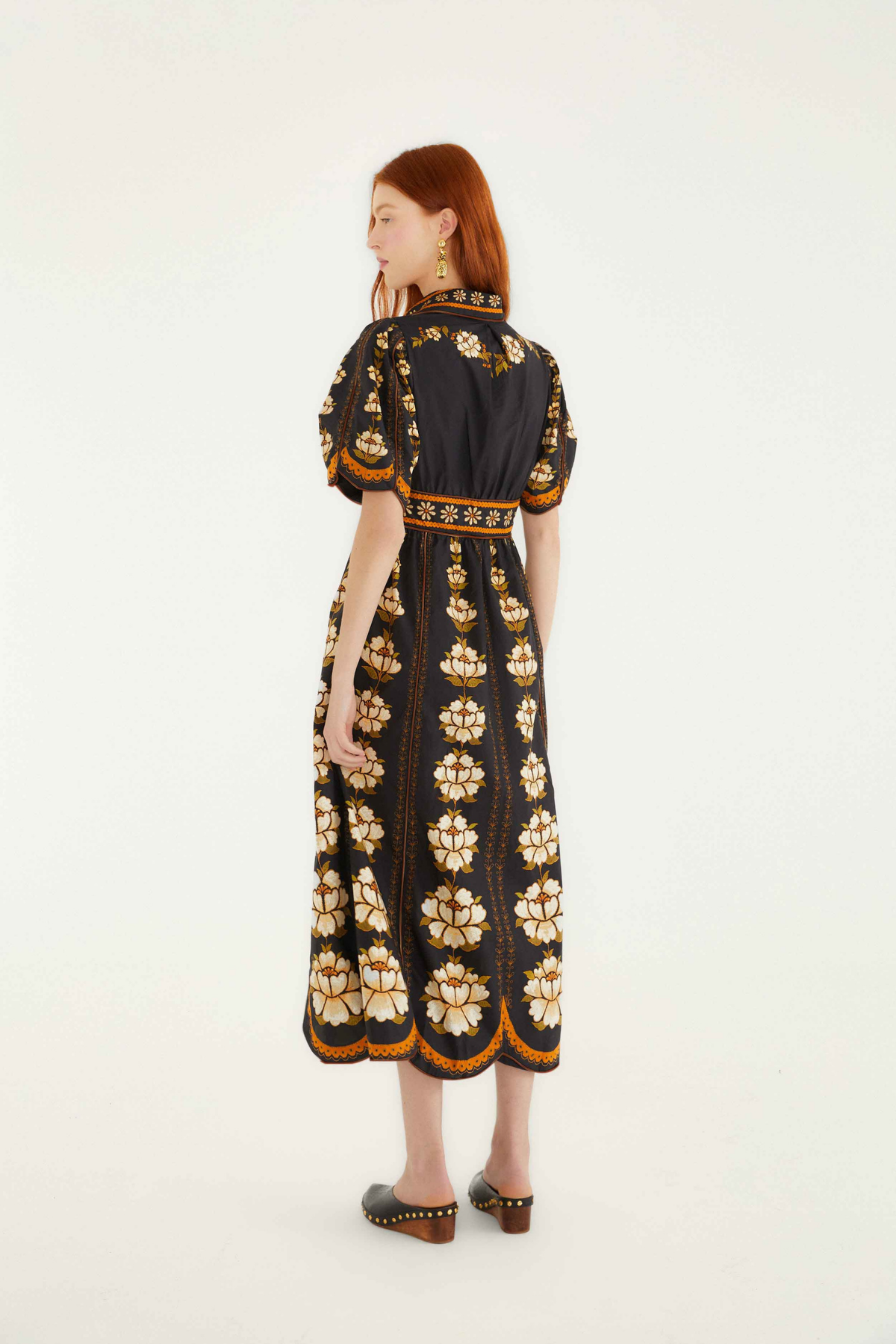 FARM RIO | EMBROIDERED DRESS