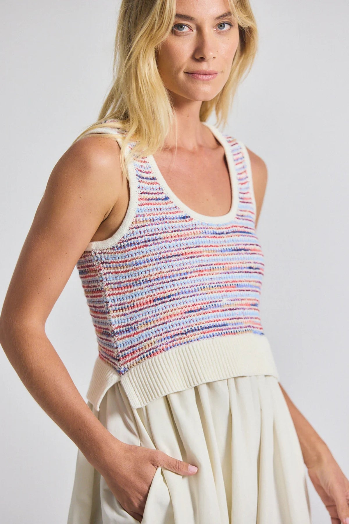 DEREK LAM | Loewel Mixed Media Dress