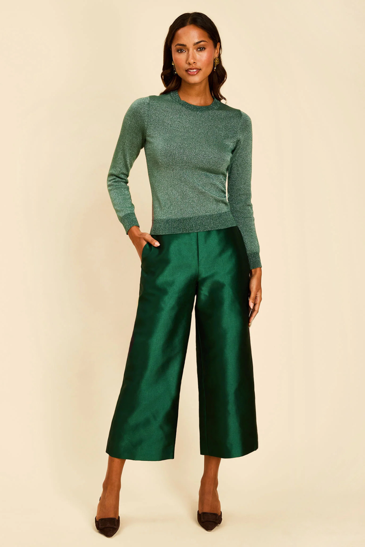 MESTIZA | BLAKE PANT- EMERALD