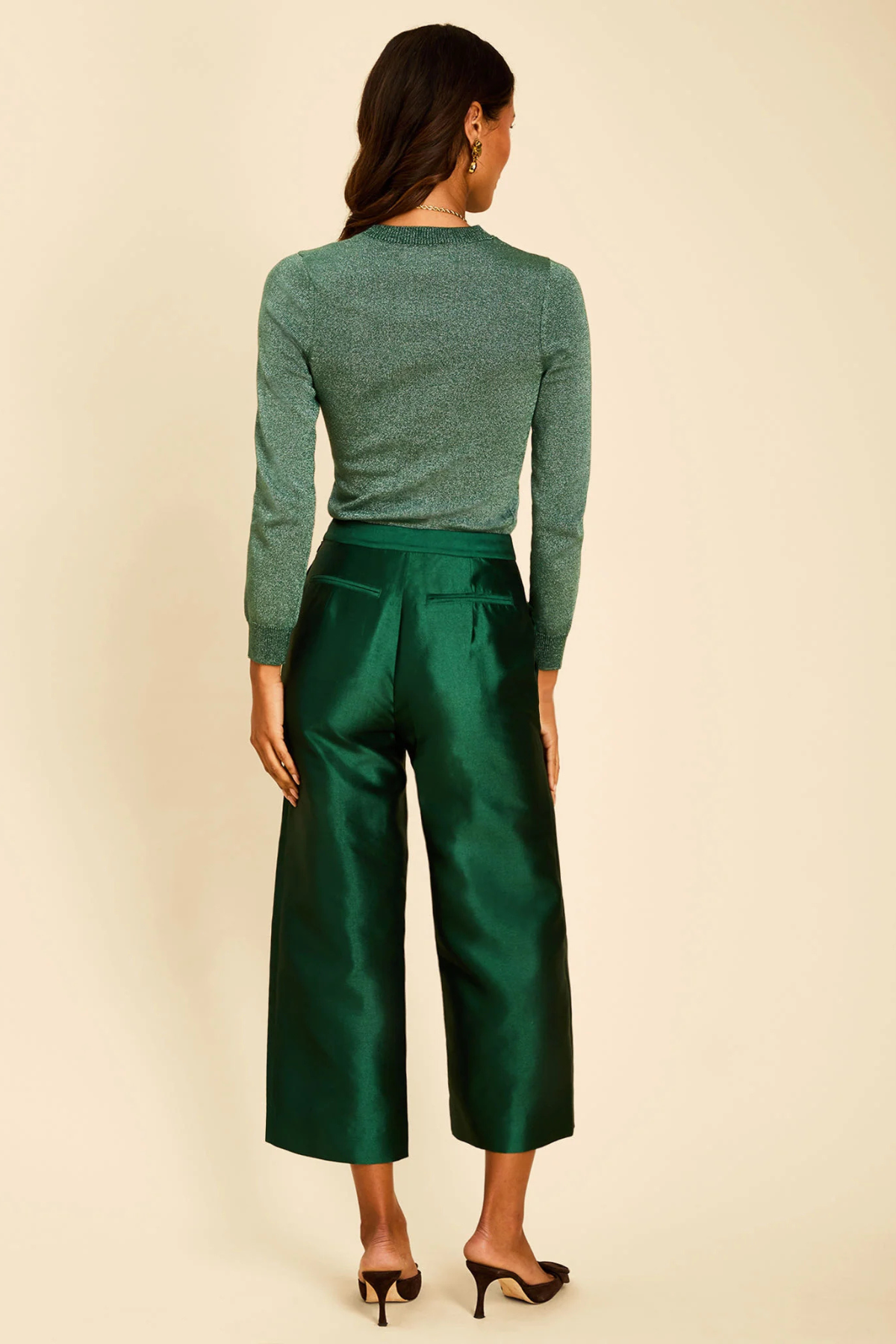 MESTIZA | PHOEBE SWEATER- EMERALD
