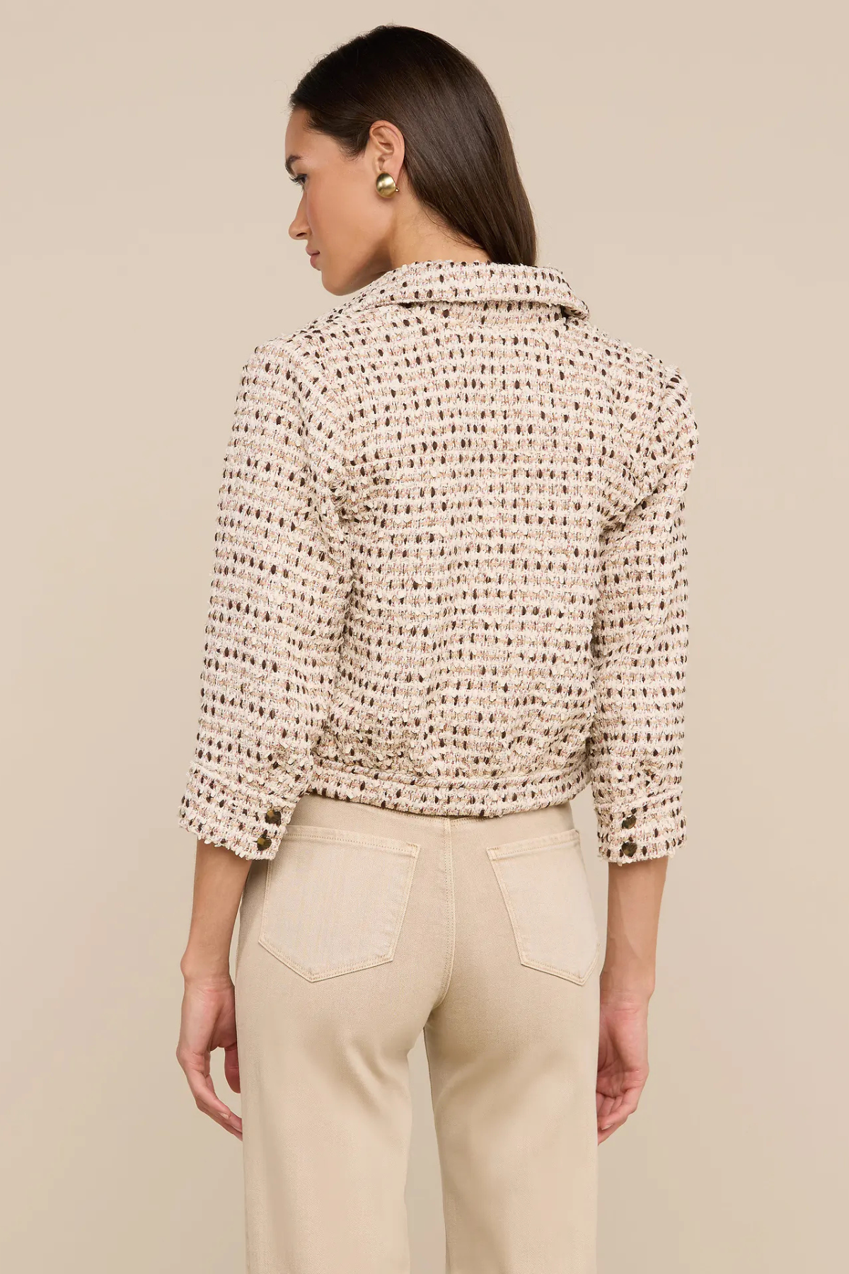 Jia Crop 3/4 Slv Jacket