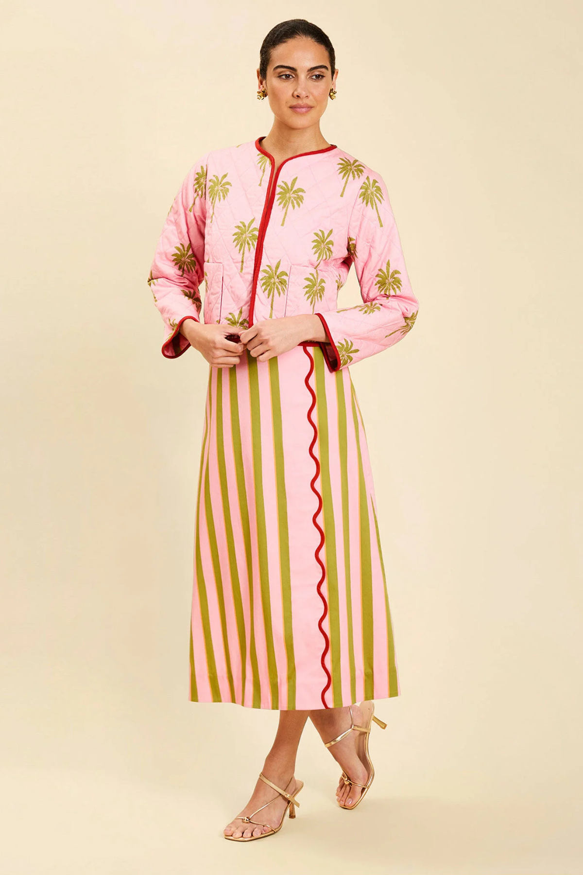 Mestiza | Este Convertible Jacket - Rose Provence